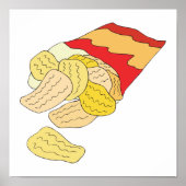 Kartoffelchips Poster (Vorne)