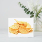 Kartoffelchips Postkarte (Stehend Vorderseite)