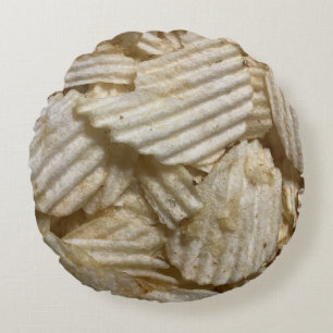 Kartoffelchips Rundes Kissen