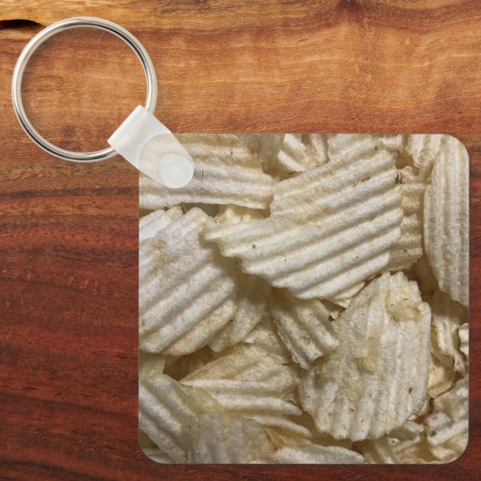 Kartoffelchips Schlüsselanhänger (Vorderseite)