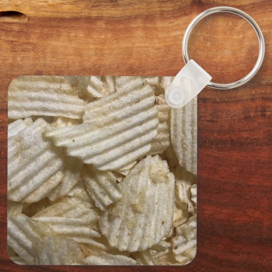 Kartoffelchips Schlüsselanhänger (Rückseite)