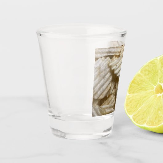 Kartoffelchips Schnapsglas (Links)