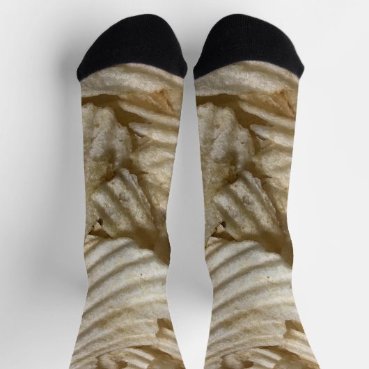 Kartoffelchips Socken (Oben)