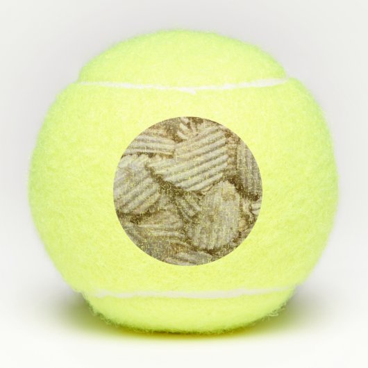 Kartoffelchips Tennisbälle (Vorderseite)