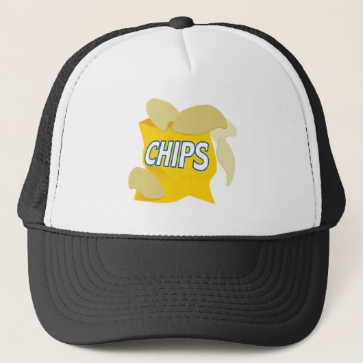 Kartoffelchips Truckerkappe (Vorderseite)