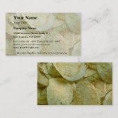 Kartoffelchips Visitenkarte (Vorne/Hinten)