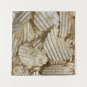 Kartoffelchips Wandteppich (Vorderseite (Horizontal))