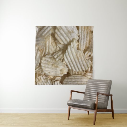 Kartoffelchips Wandteppich (Beispiel (Horizontal))