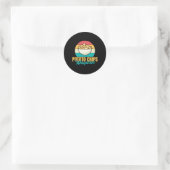 Kartoffelchips Whisperer Runder Aufkleber (Tasche)