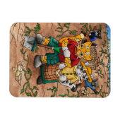 Kartoffelernte Cats Magnet (Horizontal)