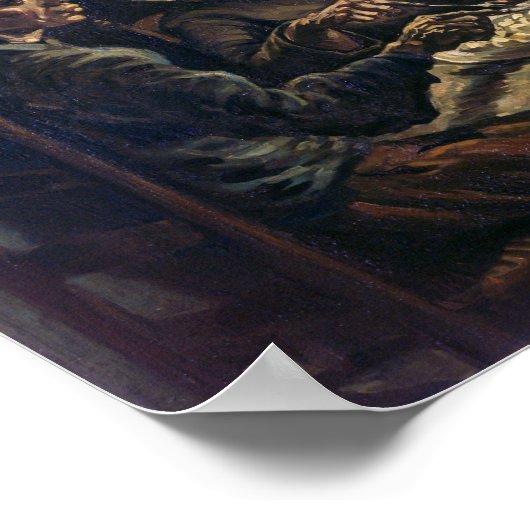 Kartoffelessen | Van Gogh | Poster (Ecke)