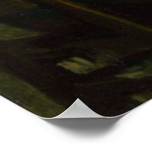 Kartoffelessen von Vincent Van Gogh Poster (Ecke)