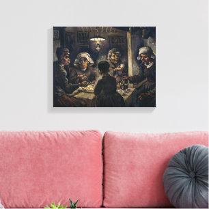 Kartoffelesser Van Gogh Leinwanddruck