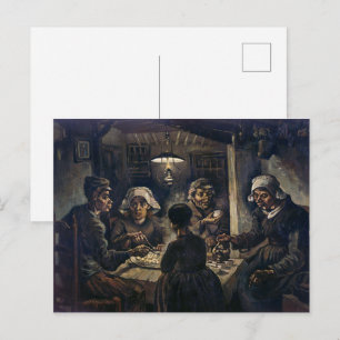 Kartoffelesser Van Gogh Postkarte