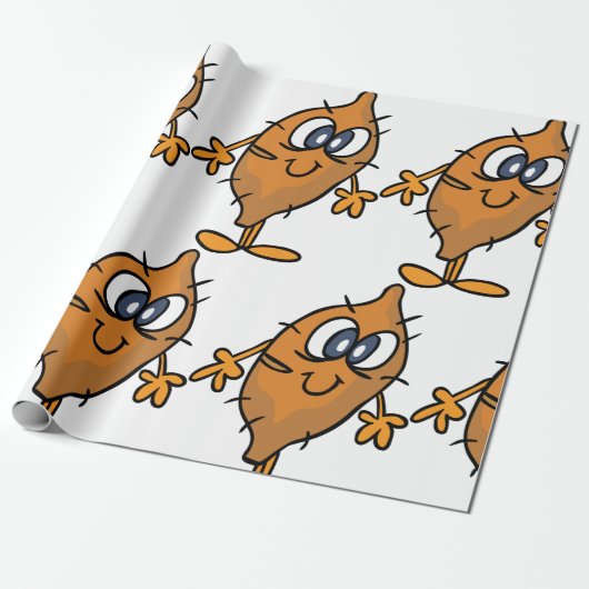 Kartoffelgesicht Geschenkpapier (Ungerollt)