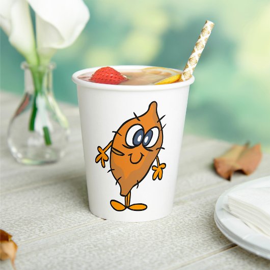 Kartoffelgesicht Pappbecher