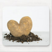 Kartoffelherz in Dirt Mousepad (Vorne)
