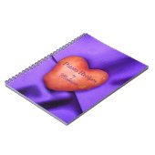 Kartoffelherz Kartoffelrezepte Personalisiertes No Notizblock (Linke Seite)