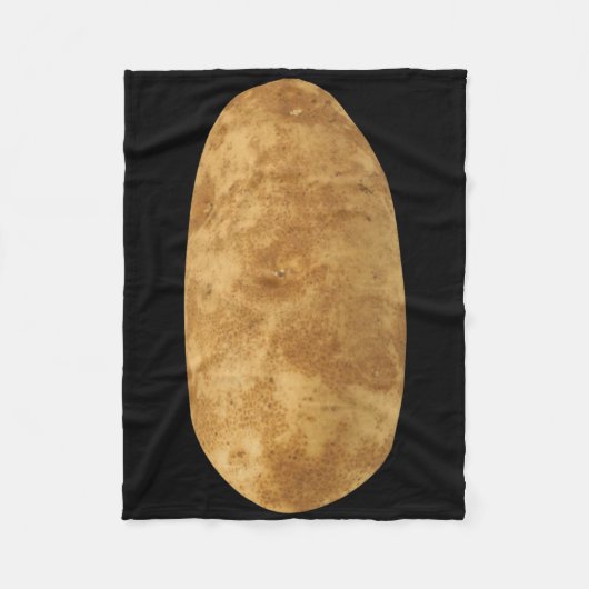 Kartoffelkostüm Fleecedecke (Vorderseite)