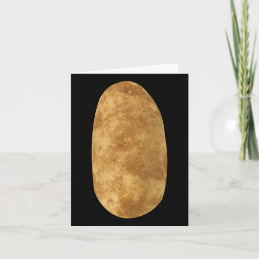 Kartoffelkostüm Karte (Vorderseite)