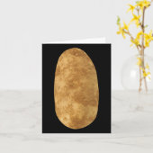 Kartoffelkostüm Karte (Gelbe Blume)