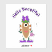 Kartoffelmonster Aufkleber (Blatt)