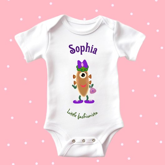 Kartoffelmonster Baby Strampler