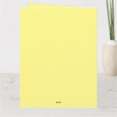 Kartoffelmonster Geburtstagskarte Dankeskarte (Rückseite)