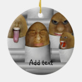 Kartoffeln auf der Linie Keramik Ornament (Hinten)