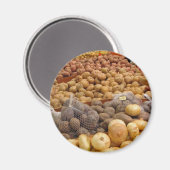 Kartoffeln aus Peru Magnet (Vorderseite/Rückseite)
