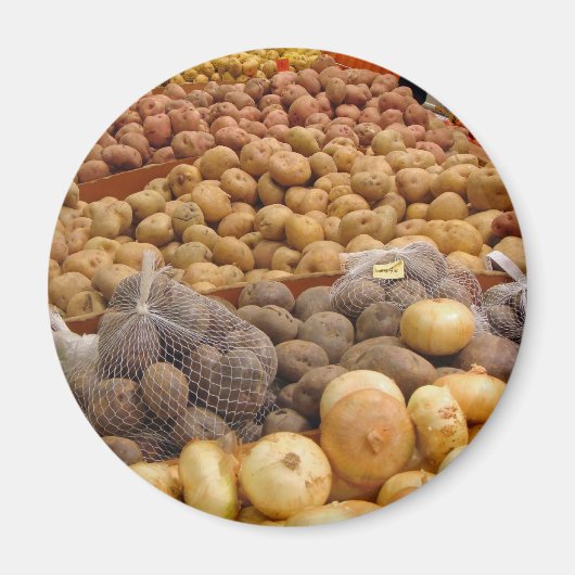 Kartoffeln aus Peru Magnet (Vorne)