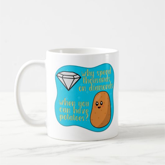 Kartoffeln > Diamanten Kaffeetasse (Links)