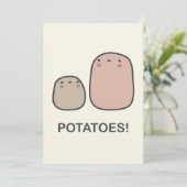 Kartoffeln! Einladung (Stehend Vorderseite)