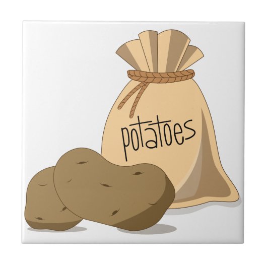 Kartoffeln Fliese (Vorderseite)