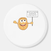 Kartoffeln Gonna Potat (Gemüsepotato Pun) Klasse Magnet (Vorne)