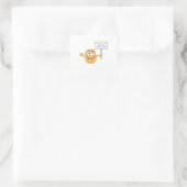 Kartoffeln Gonna Potat (Gemüsepotato Pun) Klasse Quadratischer Aufkleber (Tasche)