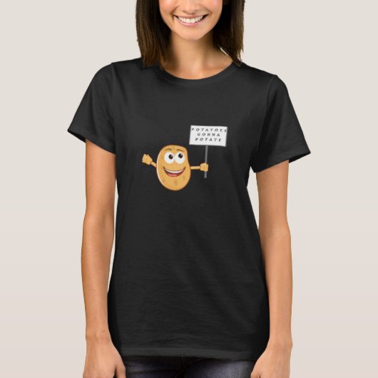 Kartoffeln Gonna Potat (Gemüsepotato Pun) Klasse T-Shirt (Vorderseite)