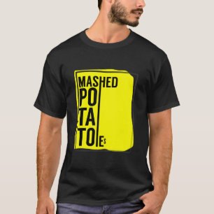 Kartoffeln Gruppe Kostüm Erntedank Abendessen T-Shirt