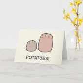 Kartoffeln! Karte (Gelbe Blume)