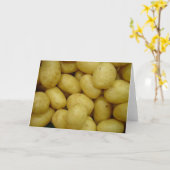 Kartoffeln Karte (Gelbe Blume)