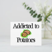 Kartoffeln Postkarte (Stehend Vorderseite)