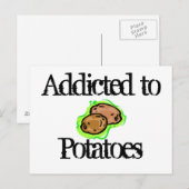 Kartoffeln Postkarte (Vorne/Hinten)