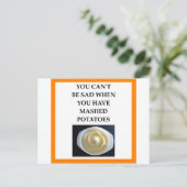 Kartoffeln Postkarte (Stehend Vorderseite)