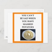 Kartoffeln Postkarte (Vorne/Hinten)