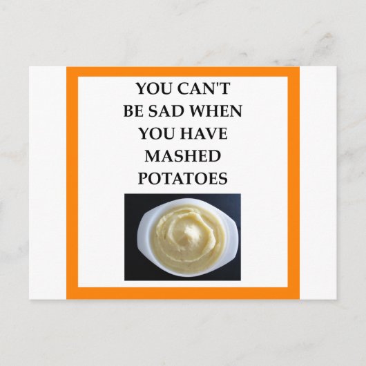 Kartoffeln Postkarte (Vorderseite)