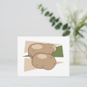 Kartoffeln Postkarte (Stehend Vorderseite)