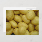 Kartoffeln Postkarte (Vorne/Hinten)