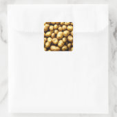 Kartoffeln Quadratischer Aufkleber (Tasche)