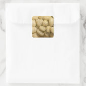 Kartoffeln Quadratischer Aufkleber (Tasche)