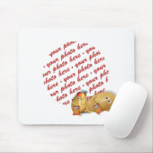 Kartoffeln - Rahmen für Vater und Sohn - Foto Mousepad (Mit Mouse)